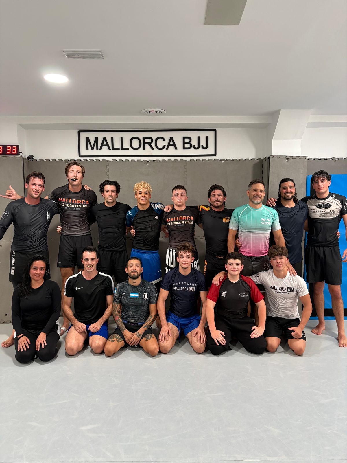 Mallorca BJJ coaches and students