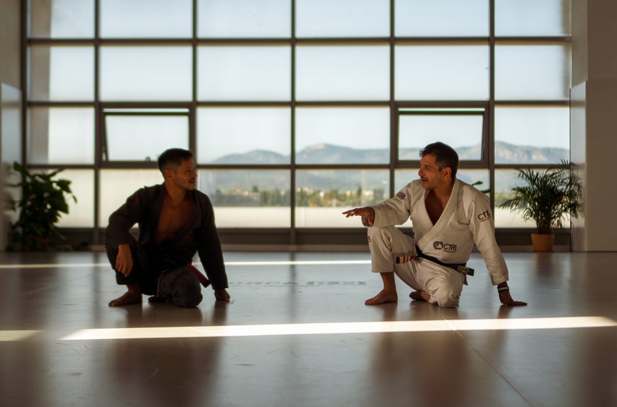 Training at Palma North dojo