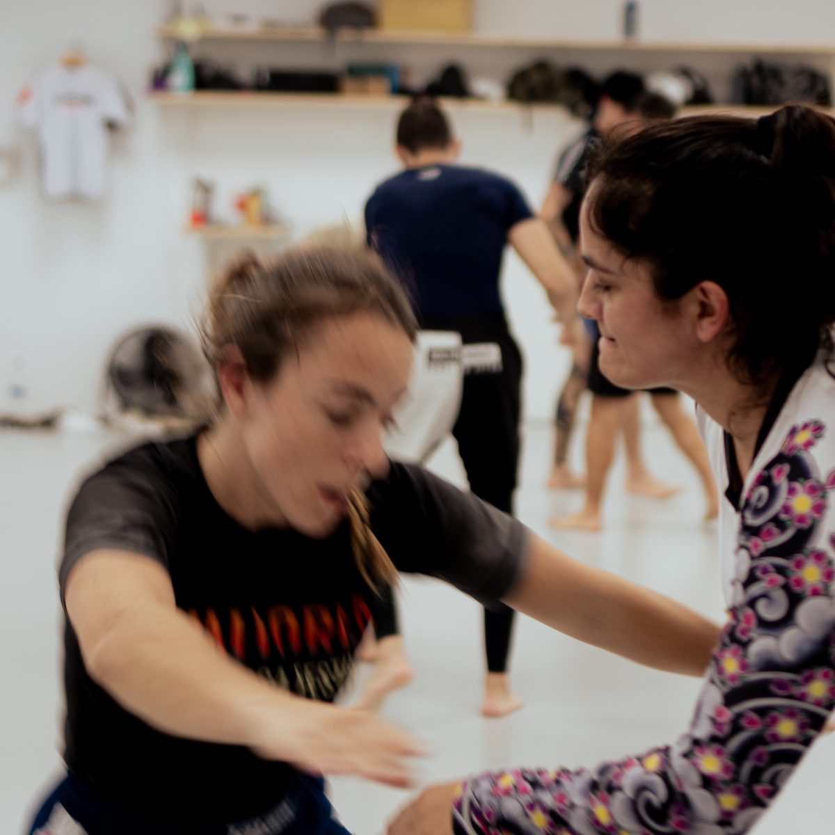 Beginner training BJJ at Mallorca BJJ